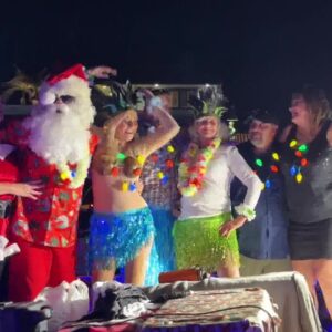 Hula Holiday theme shines bright at Parade of Lights in Ventura