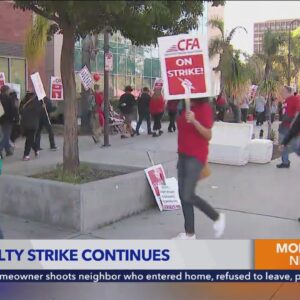 Unionized faculty members on strike at Cal State L.A. as final exams loom 