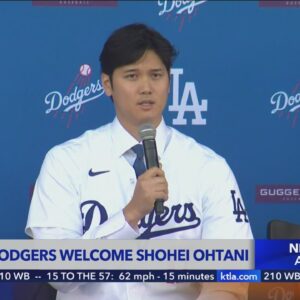Los Angeles Dodgers officially introduce Shohei Ohtani