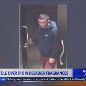 Man wanted after stealing more than $1K in perfume from Sephora