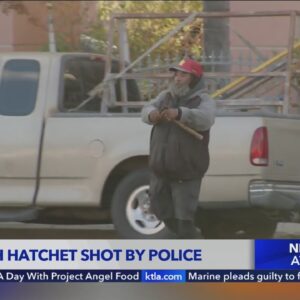 Man with hatchet shot by police in Sun Valley