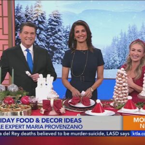 Maria Provenzano shares festive holiday food & decor ideas