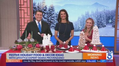 Maria Provenzano shares festive holiday food & decor ideas