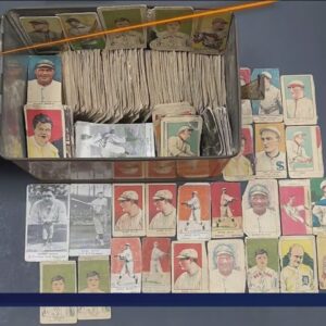 Man finds hundreds of rare vintage baseball cards in deceased father’s closet