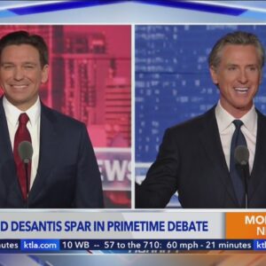 Newsom, DeSantis spar in primetime debate