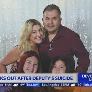 Wife of L.A. County sheriff's deputy who died by suicide files claim against department