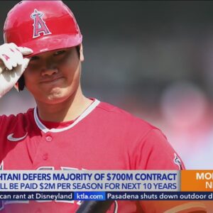 Ohtani defers majority of $700M contract