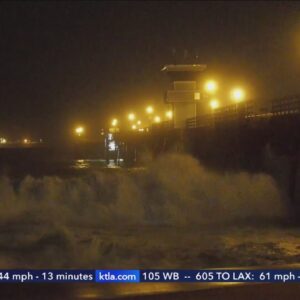 Orange County beaches battered by waves again