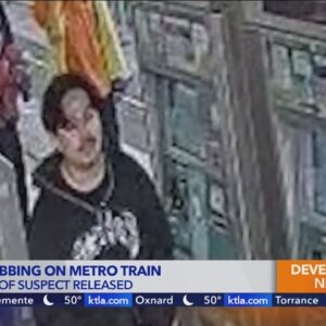 Photos released of suspect wanted for deadly Metro stabbing in South L.A.
