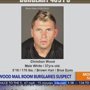 Parolee suspected of arson in series of West Hollywood mailroom thefts