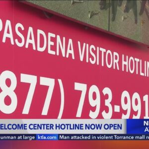 Pasadena opens its visitor hotline ahead of Rose Parade, Rose Bowl
