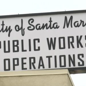 Santa Maria Public Works crews ready to respond if needed during this week's storms