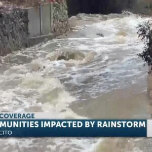 Rainstorm impacts parts of Montecito