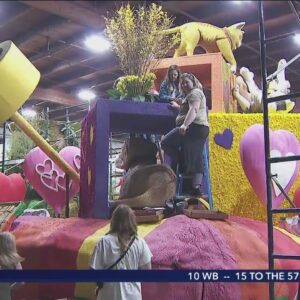 Rose Parade preparations continue as New Year's Day draws closer