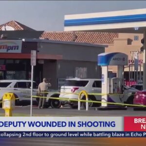 San Bernardino County sheriff's deputy hospitalized after shootout