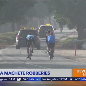 Santa Ana police searching for machete-wielding robbery suspect