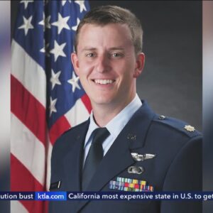Procession honors Southern California Air Force major killed in Osprey crash