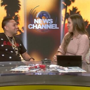 Young Quicks visits Morning News to preview upcoming toy drive at Hueneme High School