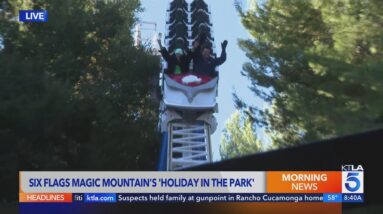 Six Flags Magic Mountain's 'Holiday in the Park' preview