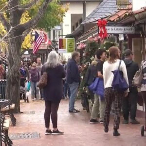 Solvang packed with visitors despite rainstorm