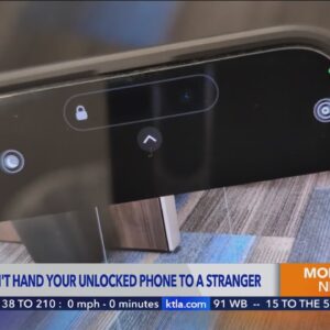 Stranger Phone Danger: Lock your phone before handing it over