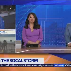 Storms to deliver heavy rain to parts of SoCal - KTLA 5 p.m. Team Coverage