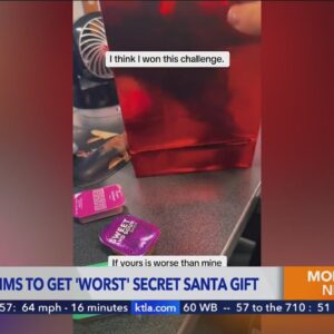 Woman claims to get "worst" secret santa gift, goes viral