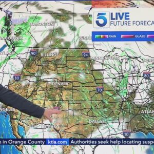 Back to back storms to bring rain, snow to Southern California