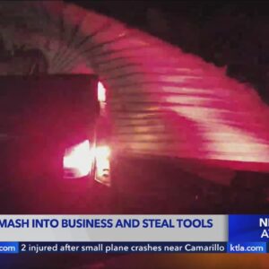 Burglars smash into Hesperia business, steal tools
