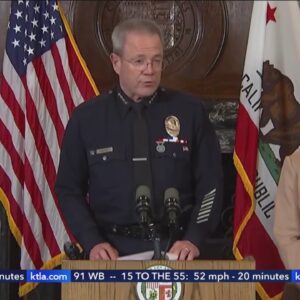 Los Angeles Police Chief Michel Moore announces retirement; nationwide search for new chief begins