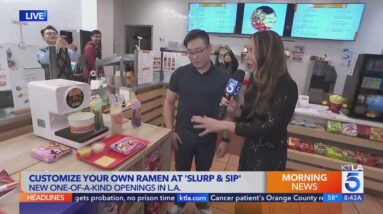 Customize your own ramen at 'Slurp & Sip'