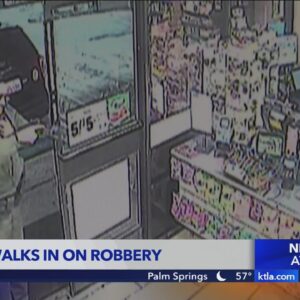 Deputy walks in on armed robbery in Carson