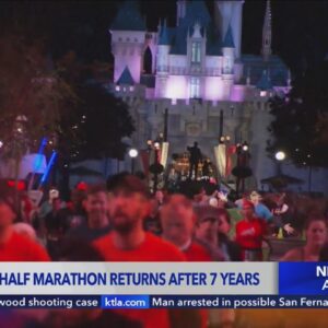Disneyland half marathon event returns for the first time in 7 years