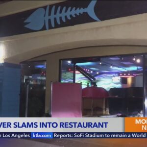 Intoxicated driver slammed into restaurant after being told to leave, witnesses say