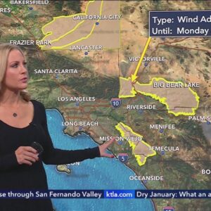 Dry, cooler weather remains in the forecast