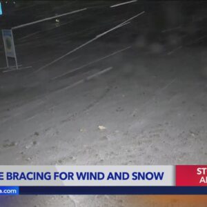 Grapevine hit with wind, snow & poor visibility