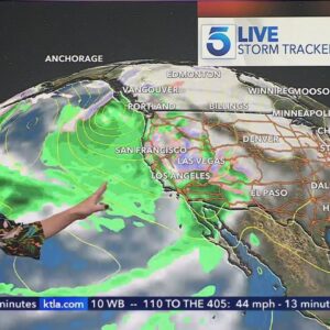 Heavy rain headed for Southern California; flooding possible