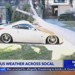 High winds, dangerous weather cause problems in SoCal