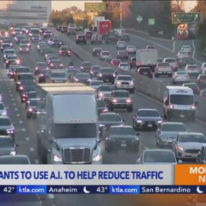 Caltrans looking to ease traffic congestion with artificial intelligence 