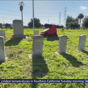 Metal thieves target Los Angeles cemetery
