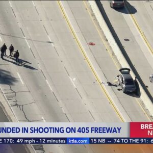 Motorist injured in shooting on 405 Freeway; NB lanes closed