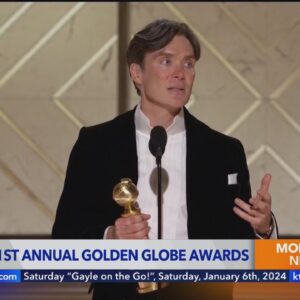 ‘Oppenheimer’ dominates Golden Globes