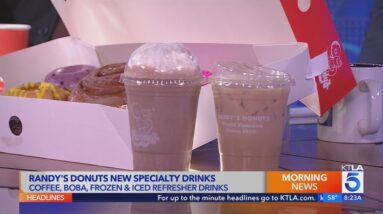 Randy's Donuts debuts new specialty drinks