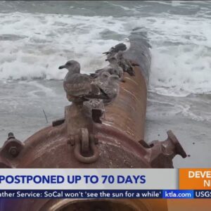San Clemente beach stabilization project delayed nearly 2 months