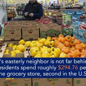 Study finds that Californians spend the most on groceries in America