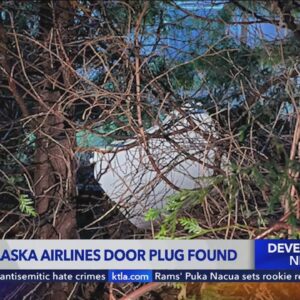 NTSB releases photos of door plug that blew off California-bound flight