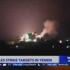 U.S. missiles strike targets in Yemen