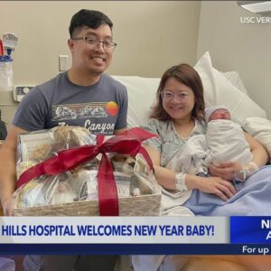 USC Verdugo Hills Hospital welcomes New Year baby