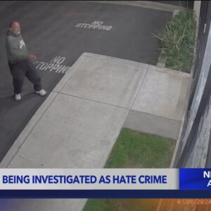 Vandalism being investigated as hate crime in Woodland Hills