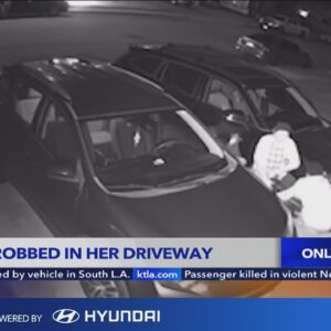 Woman robbed in her Inland Empire driveway